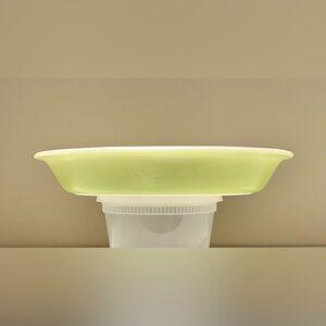 Vintage Pyrex Lime Green Pie Plate: 9" Baking Dish, USA Made